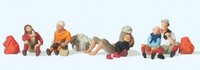 Preiser 79159 Rastende Wanderer 5 Figuren Spur N 1:160 Neu