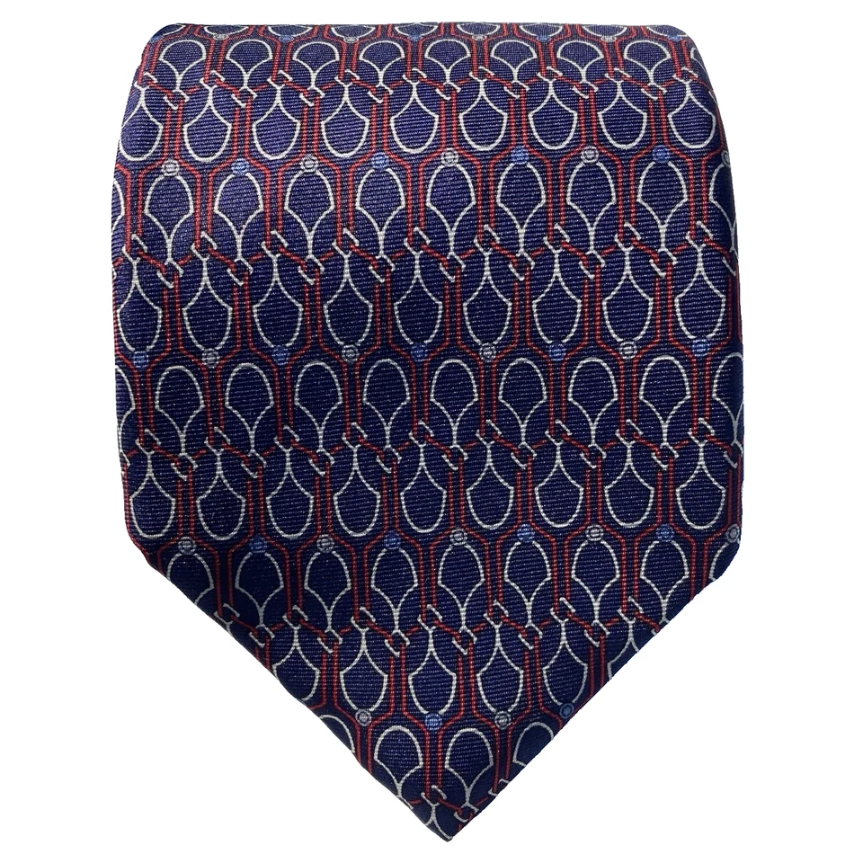 "Corbata de seda geométrica de colección Harvard Cooperative Society 56"" The COOP Foto 2 de 4