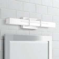 Quoizel Gemini 28 1/4" Wide Polished Chrome LED Bath Light