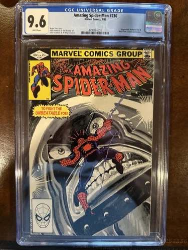 Amazing Spider-Man #230 CGC 9.6 (Marvel 1982)  WP!  Juggernaut & Madame Web!