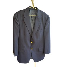 Polo University Club by Ralph Lauren classic blue blazer with gold buttons. 41R
