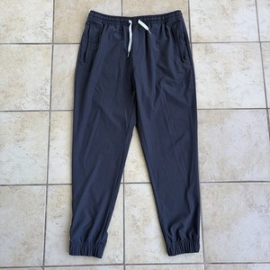 Cove Pants Mens XL Gray Drawstring Hybrid Running Joggers Elastic Performance