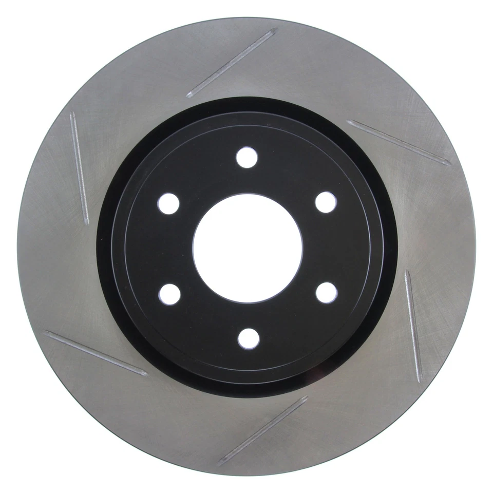 For Nissan Frontier 05-19 Sport Slotted 1-Piece Front Passenger Side Brake Rotor Foto 3 de 4