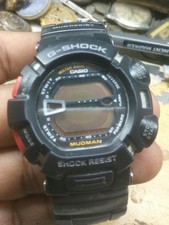 USED CASIO 3031 G-9000 MUDMAN G-SHOCK DIGITAL WATCH FOR PARTS REPAIRS