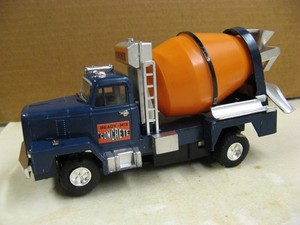 Ideal Vintage Motorific 1963 – 1969 Cement Mixer Truck, Blue and Orange