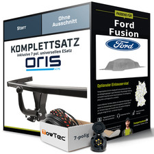 Für FORD Fusion Typ JU Anhängerkupplung starr +eSatz 7pol uni. 10.2005-12.2012