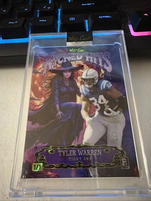 2025 Wild Card Wicked Hits Tyler Warren 1/1 RC Colts