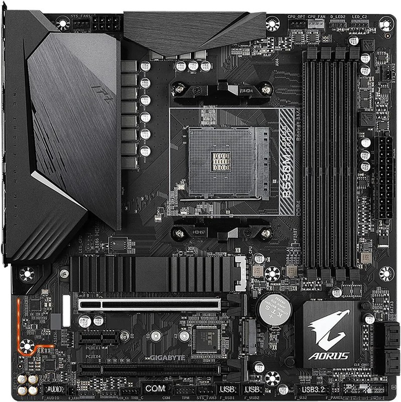 GIGABYTE B550M AORUS PRO-P AM4 AMD B550 USB 3.0 Micro ATX AMD Motherboard