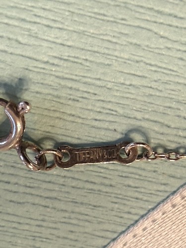 Tiffany & Co. Elsa Pareto Kruzifix Anhänger 925 Silber 18 Zoll Kette  - Bild 8 von 12