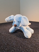 Baby Gund Spunky Puppy Dog Plush Lovey 9" Babies First Pet Blue 058376 NO SOUND