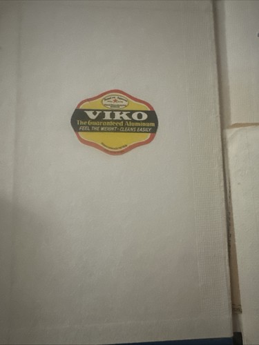 Kitchen Guide Cookbook Viko Aluminum Vintage Cotagecore Granny Blue HB - Picture 2 of 8