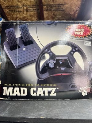 Volant Racing Wheel dual force + pédalier Mad Catz - Consoles