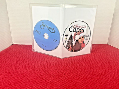 The Christmas Caper DVD/Scrooge The Musical Blu Ray Rental Tested Fast Shipping