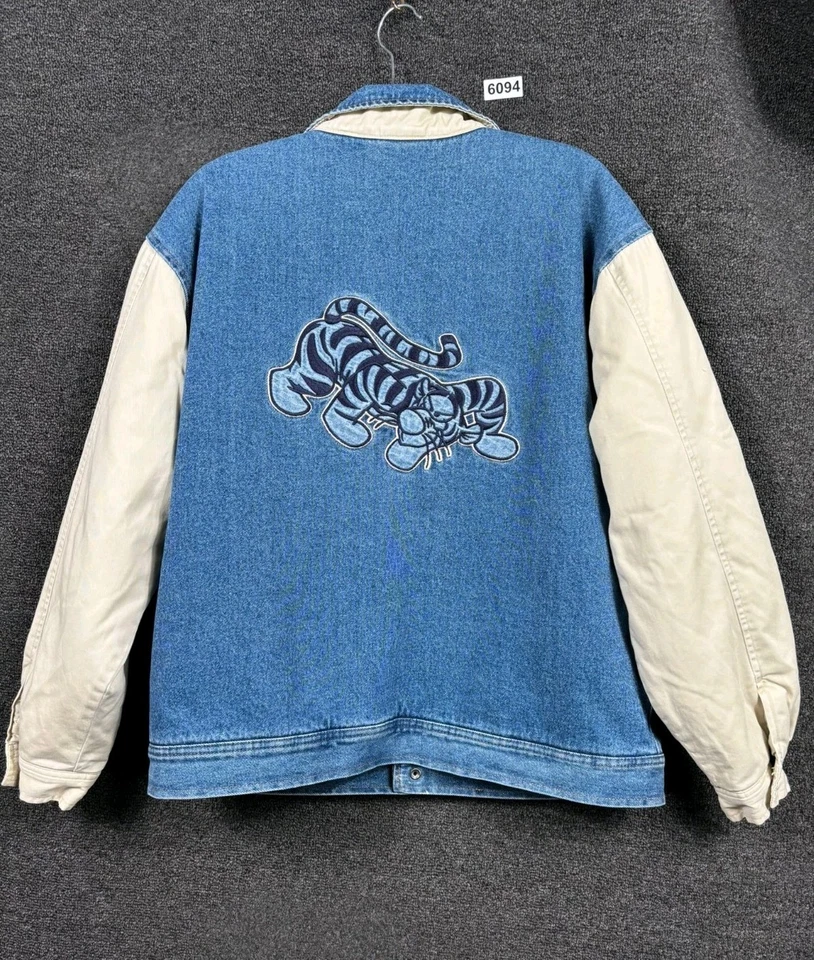 Chaqueta vaquera de colección Disney Store Team Tigger Denim talla M años 90 Winnie Pooh Foto 2 de 4