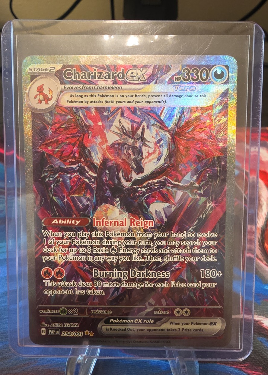 Pokémon TCG Charizard EX Paldean Fates Sir 234/091 NM