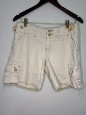 ABERCROMBIE FITCH VINTAGE Y2K LONG LINED CARGO SHORTS SZ 2