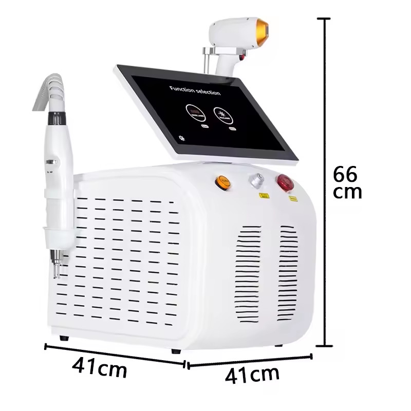 Diode laser hair removal, picosecond melanin removal bikini laser hair removal
