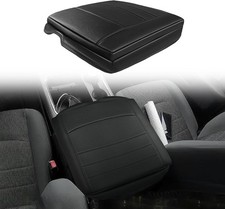 Center Console Armrest Cover for Dodge Ram 1500/2500/3500 2013-2018 Vegan Leathe