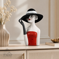 Formano Deko-BüSte Dame Kunststein Gefertigt Und Handbemalt-716231