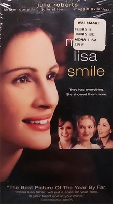NEW SEALED Mona Lisa Smile VHS 2004 Movie Julia Roberts Late Era Tape Rare VTG