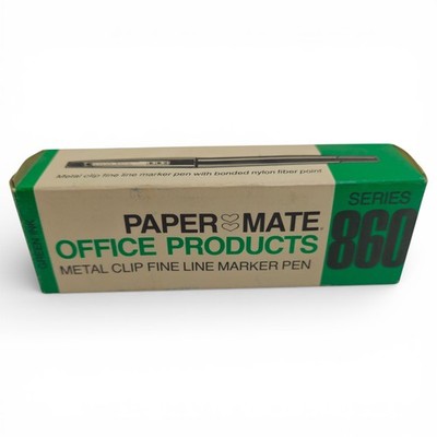 Paper Mate Office Products 860 Series 864-11 Green Ink Marker Pens NOS Dozen
