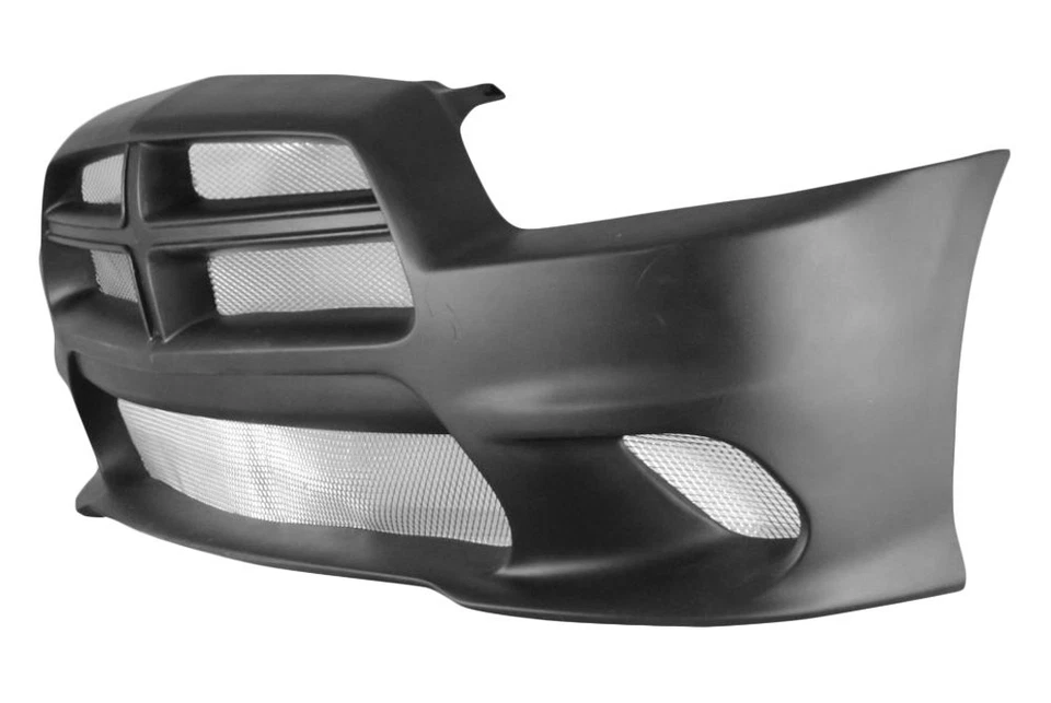 For Dodge Charger 11-14 Duraflex Hellcat Style Fiberglass Front Bumper Unpainted Foto 4 de 4