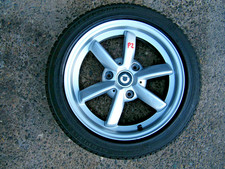 SMART CAR 451 FORTWO 2007-2014 - 6 SPOKE 'DESIGN 9' FRONT ALLOY WHEEL & TYRE P2