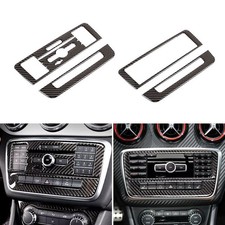 Kohlenstoff Zentrale Bedienfeld Rahmen Trim für Mercedes Benz A W176 GLA CLA