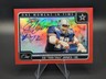 2024 Panini One Ed "Too Tall" Jones Moment In Time On Card Auto RED /60 Cowboys