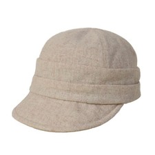 Cappello Newsboy Vintage In Blend Di Lana Multicolore Donna Regolabile