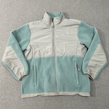 THE NORTH FACE Girl  s Size Large Blue Full Zip Polartec Denali Fleece Jacket