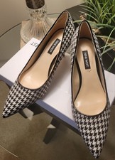 NEW Nine West Arlene Black/White Pumps, Sz 6M