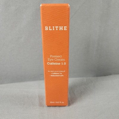 BLITHE Caffeine Eye Cream for Dark Circles and Puffiness, 20 ml 0.67 Fl Oz
