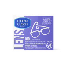Lens Cleaning Wipes 100 Pack Pre Moistened Streak Free Screen Glass Cleaner