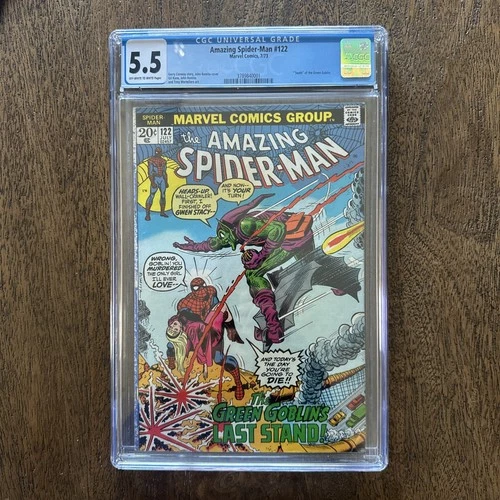 The Amazing Spider-Man #122 CGC 5.5 (Marvel 1973) Death of the Green Goblin