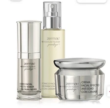 Face Toner Champagne Serum Black Truffle & Cream Caviar Set 3 Pcs by Zermat