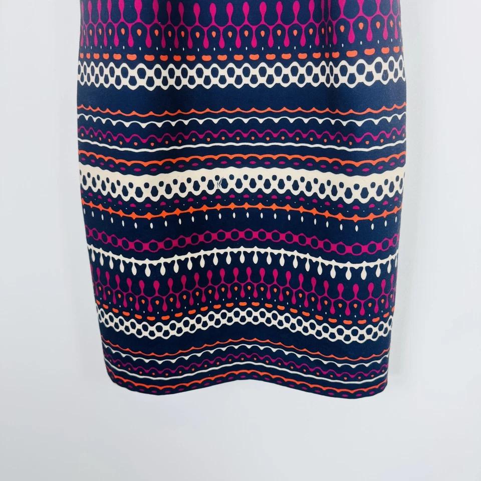 Trina Trina Turk Striped Sleeveless Halter Neck Mini Dress Multi Women's Size S - Image 3 of 4