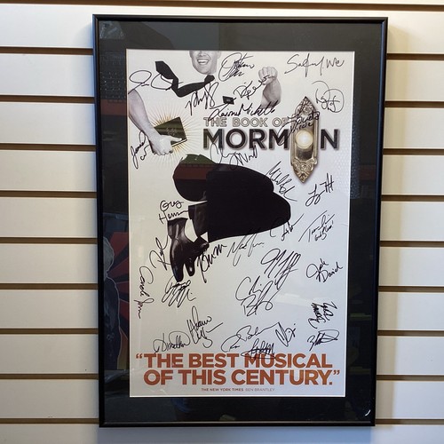 Libro di Mormon Musical di questo secolo poster film firmato 31 autografo Brantley - Foto 1 di 20