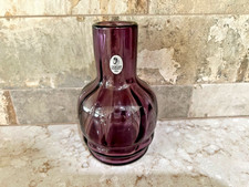 Fenton 6.5" Amethyst Vase With Original Label