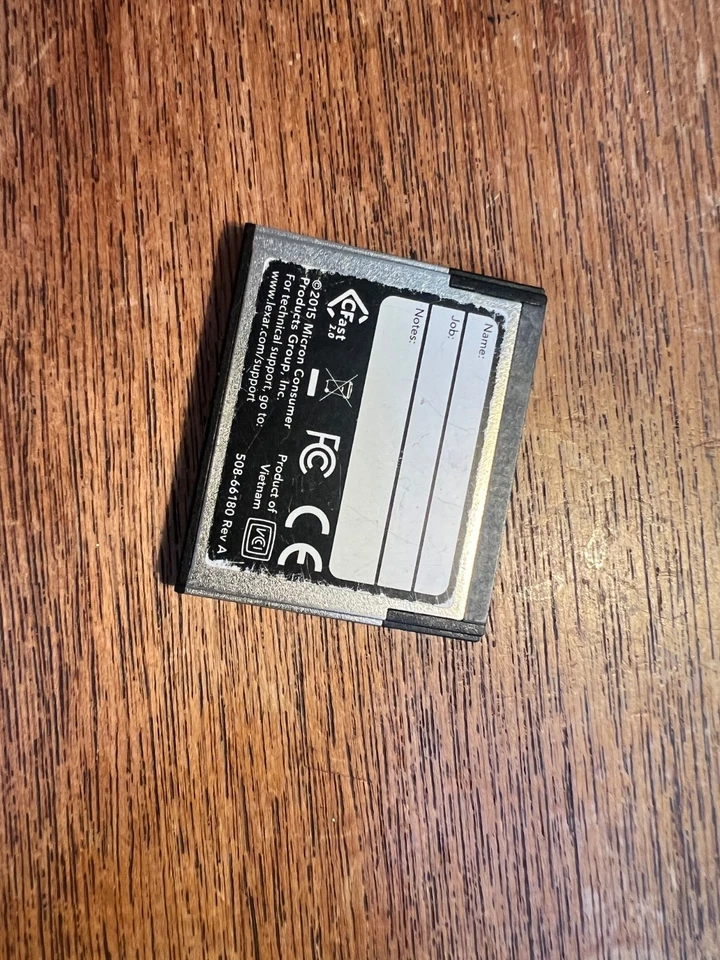 128GB LEXAR Professional 3600x 550MB/s CFast 2.0 Memory Card - Image 2 of 2