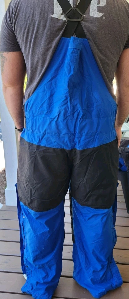 Icearmor Clam Corp, Equipo de Pesca en Hielo, CHAQUETA Y BABEROS, Azul Real/Negro 3XL Foto 4 de 4