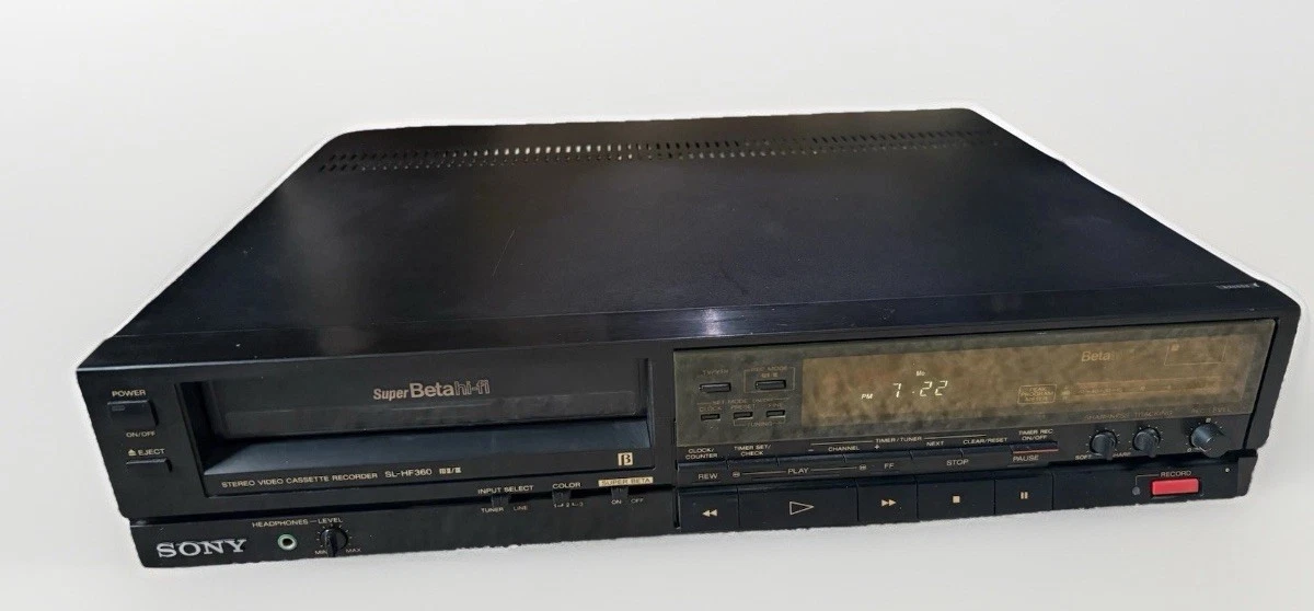 Preços baixos em Sony Beta Vintage vcrs | eBay