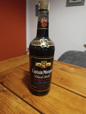Captain Morgan Black Label Jamaica Rum 73% 0,7 Liter Vintage