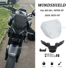 Sport Windscreen Windshield Screen Kit For Yamaha MT-09 MT09 MT 09 SP 2024-2025