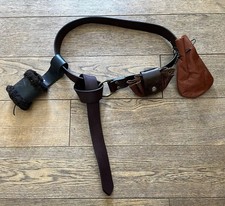 Real Leather Larping/ Re-enacting Belt Plus Pouches and Sword Holster