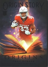 2024 Panini Origins Origin Story Trey Benson SSP #13 Arizona Cardinals