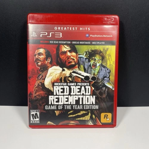 Red Dead Redemption GOTY Edition (Sony PlayStation 3, 2011) PS3 Complete MAP CIB