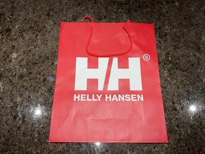 Brand New Helly Hansen Red Gift Bag  19  X 16  X 6  100% Authentic