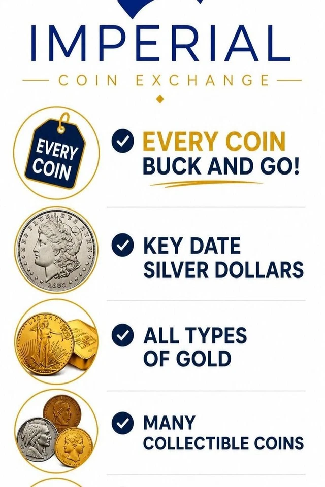 eBay Live Imperial Coin's SATURDAY NIGHT LIVE! Morgan, Peace, 90%, and Gold