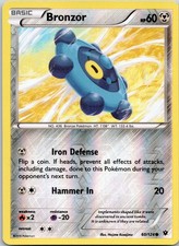 BRONZOR - 60/124 Fates Collide - POKEMON Reverse Holo NM/M
